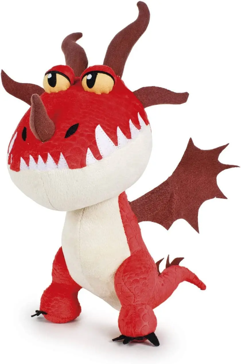 Red dragon Stuffed Toy 30cm, Series and Movie as Training Your dragon, How to train you dragon the hidden world, for Boys and Girls, Quality and Durable material, funny play and embrace