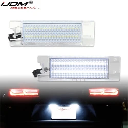 2Pcs Error Free LED License Number Plate Light Lamps For Chevrolet Camaro Cruze Malibu Corsa Volt Astra Vectra Zafira Viva