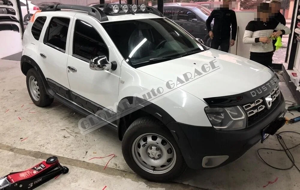 Na Dacia Duster 2009-2023 osłona przed owadami osłona przed maską osłony przed akcesorium samochodowe samochodu akcesoria do stylizacji samochodu