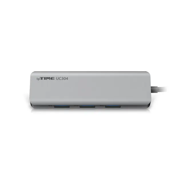 IPTIME UC304 (4 port/USB 3.0 Type C) Metal Case USB-C Type Hub