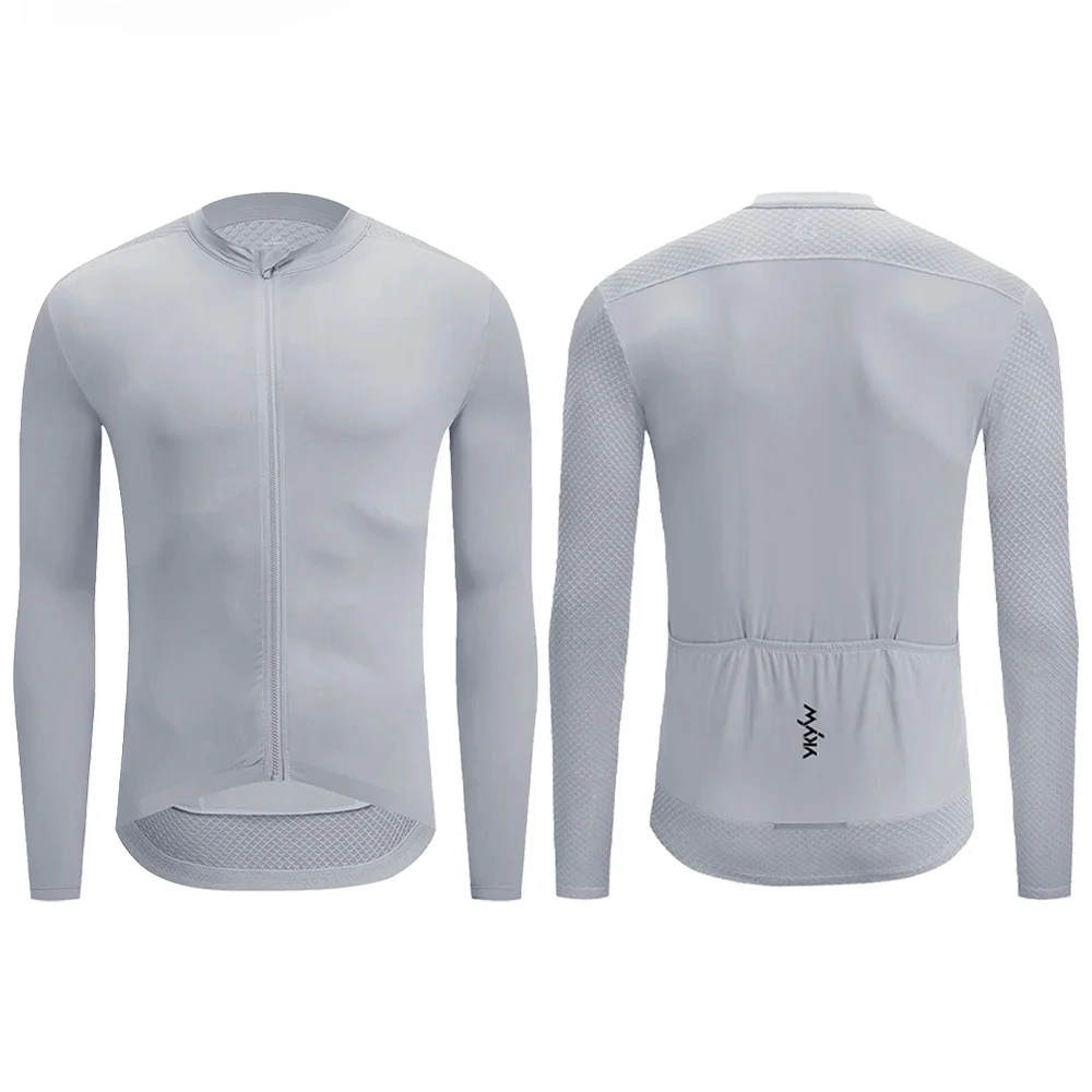 AliExpress YKYWBIKE Men's Cycling Jersey Pro Team Long Sleeve Lightweight Spring Road Bike Shirt MTB Bicycle Jersey Full Sleeve YKK Zipper