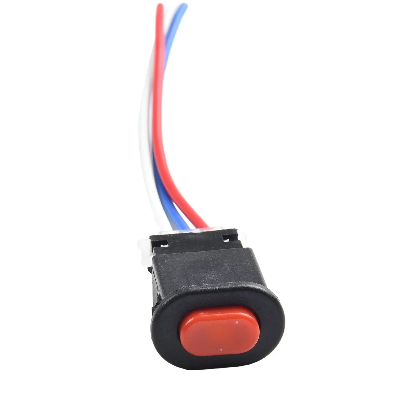 Bouton interrupteur moto 1x40x25mm, accessoires feu de danger, Scooter en plastique modifié, Double Flash, haute qualité