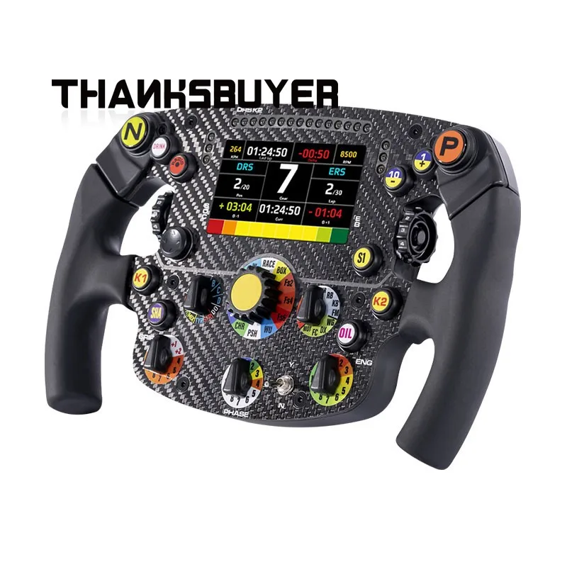 SIMDID 320 mm/12,6 "GTW-stuurwielsimulator voor snelle ontgrendeling met een gatafstand van 70 mm/2,8"