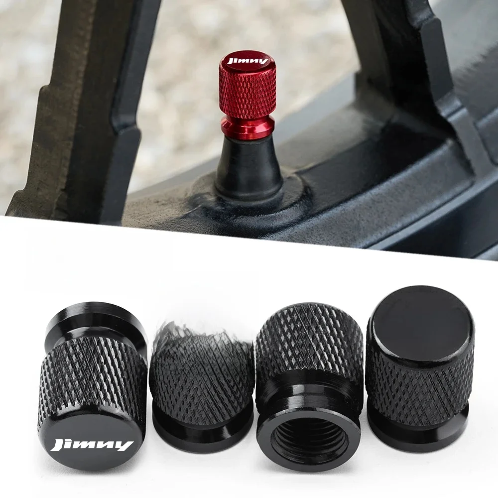 Bouchons de Valve de pneu de roue de voiture, 4 pièces, pour Suzuki Jimny jb64 jb74 jb43 jb53 jb32, couvercles de tige de pneu, Airdust étanche