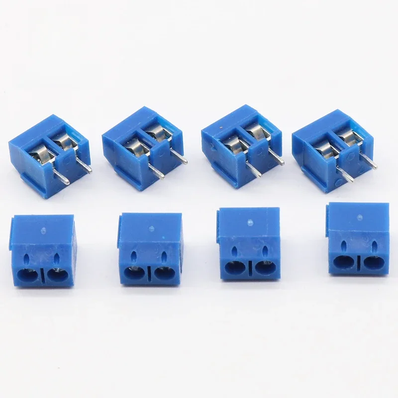 20 PCS KF301-5.0-2P KF301-3P Skok 5.0mm KF301-2P Prosty pin PCB 2-pinowe 3-pinowe złącze śrubowe bloku zacisków — zdjęcie 2