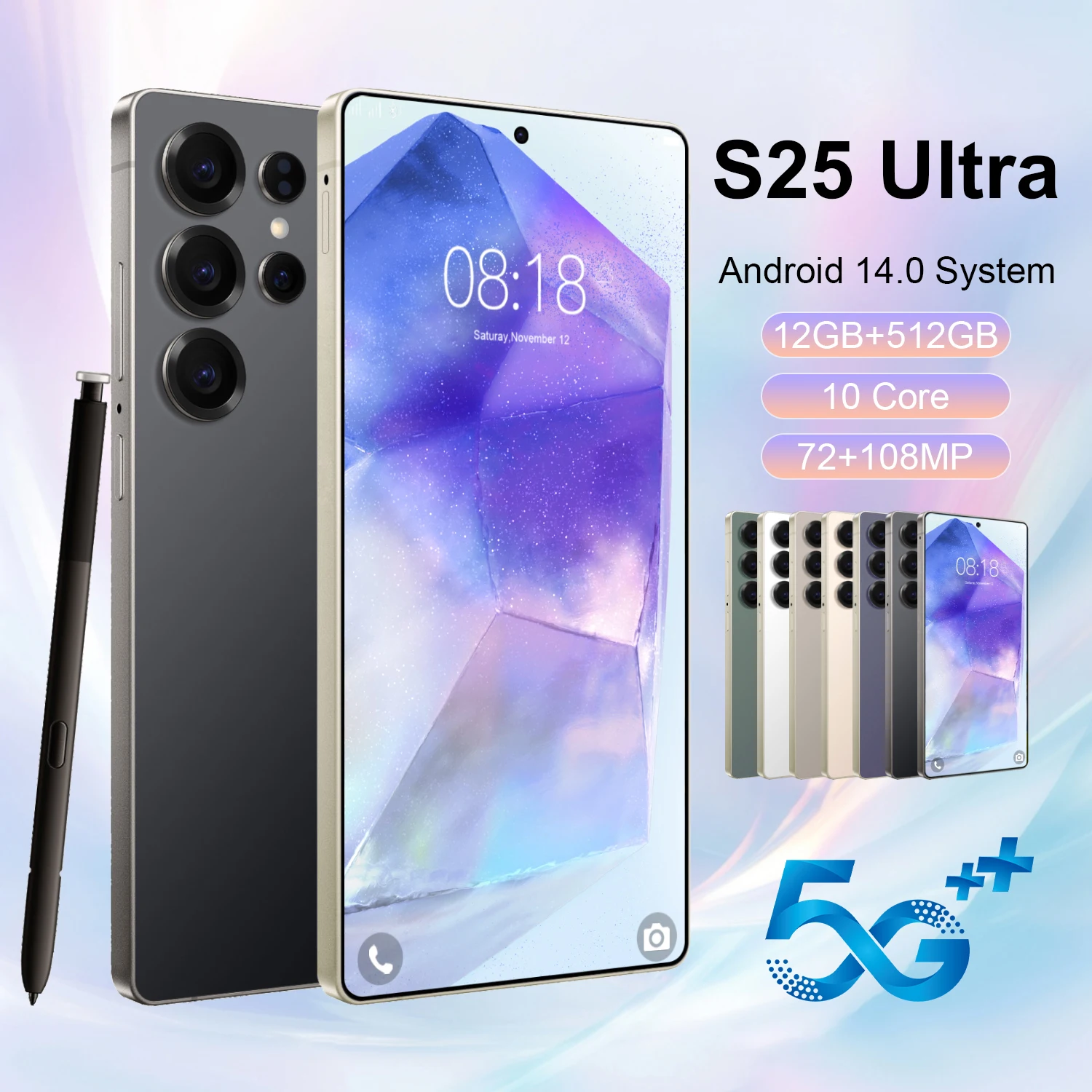 

HOT 2025 NEW Pad S25 ultra Tablet PC 7.3 inch HD 4K Android 14 12GB+512GB 8000mAh Battery 4G 5G Dual Sim Card WiFi GPS Google Ta