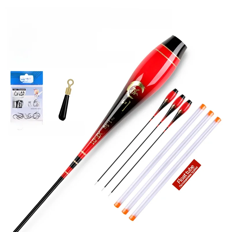 3PCS Nano Leucht Float Körper Float Fuß + 3PCS Rohre + 1 Tasche Haken + 1 Float Halter boje Körper