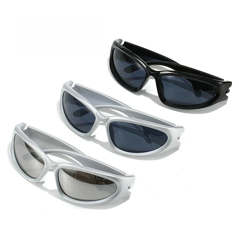 AliExpress RUISIMO 1/2/3pcs Fashionable Men and Women Sunglasses High-end Y2K Square Bicycle Glasses Resistant Sunglasses Outdoor Hiking Glas UV400