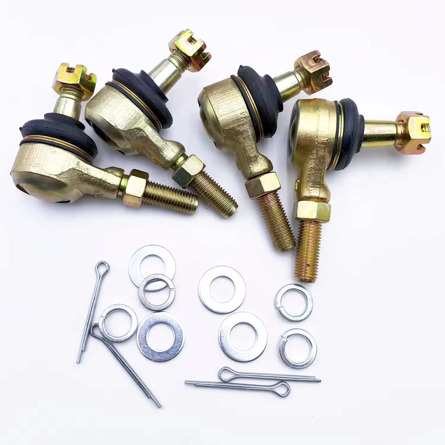 4PCS Ball joint Tie Rod end Kit For Kymco KXR250 MAXXER 250 300 Mongoose 250 Mongoose 300 MXer 150  MXU 150 250 300 400 500