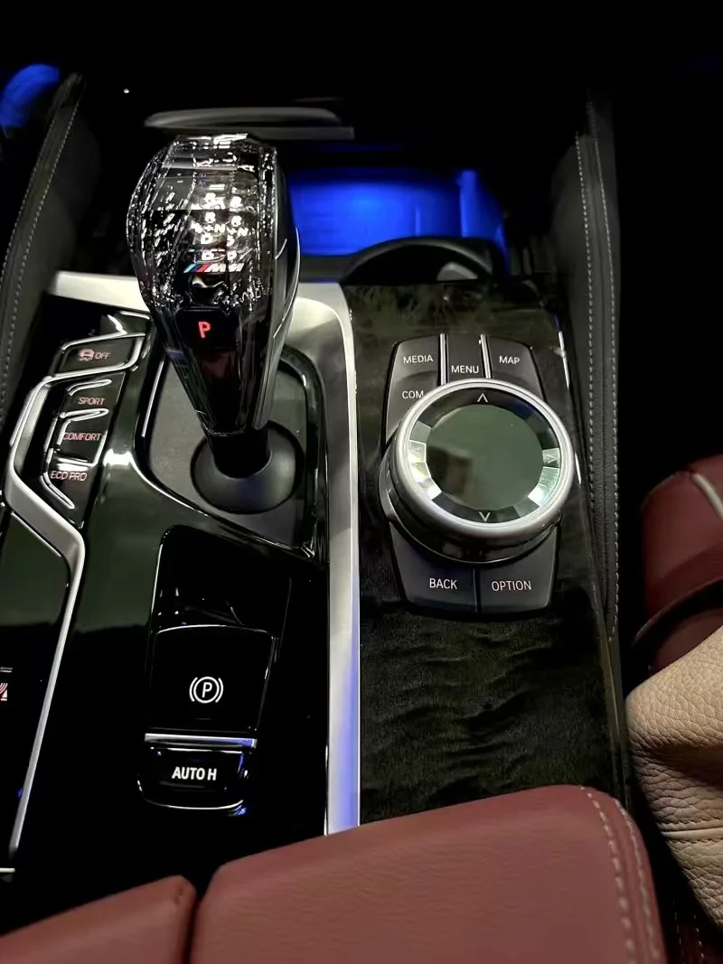 

2 din For BMW 7 series F01 F02 2009-2015 Car Crystal Handles Accessories Automatic Gearbox Gear Shift Knob Lever Power Button