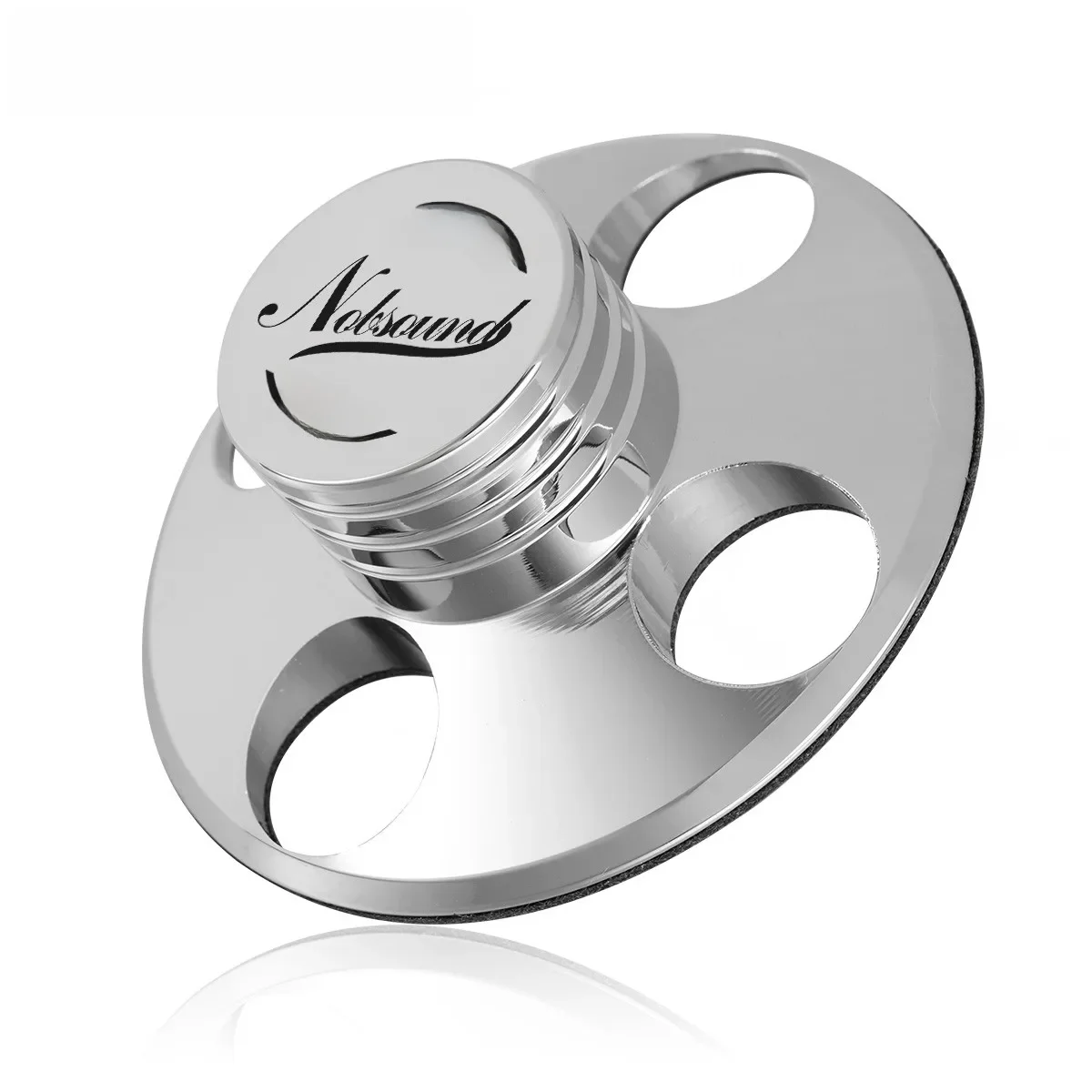 Nobsound Hi-End Hi-Fi Stabilizator Płyt LP Gramofonowy Zacisk do Winylów Antypoślizgowy Czysta Miedź Złoto / Stop Cynku Srebrny — zdjęcie produktu 7