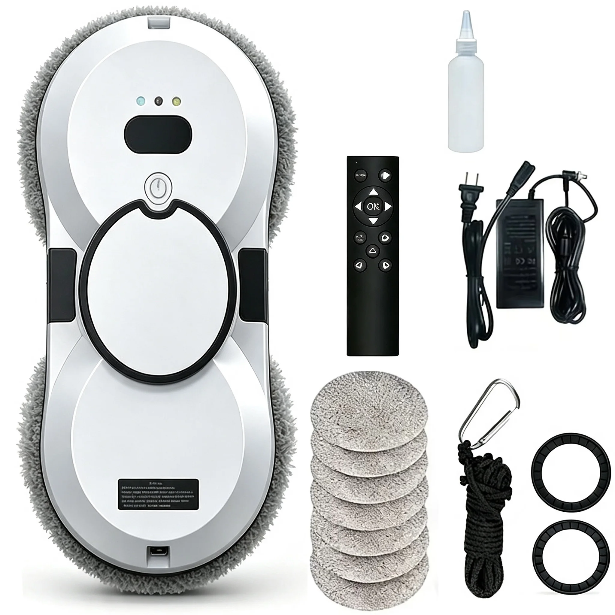 5600PA High Fiction raamreinigingsrobot, ultradunne stofzuiger voor thuisgebruik, elektrische raamreinigingsrobot