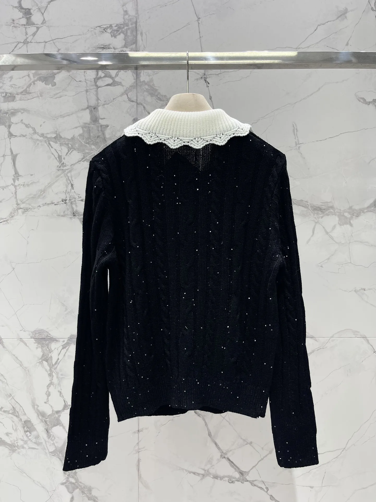 

2025 New sweater coat pullover wool buttons Fashionable Versatile Slimming Figure-hugging winter autumn