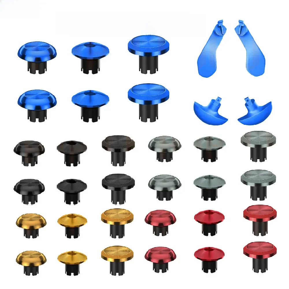 JCD 1 ensemble Original pour PS5 Edge Elite poignée de jeu contrôleur en métal capuchon à bascule haut et bas pagaie bouton arrière accessoire