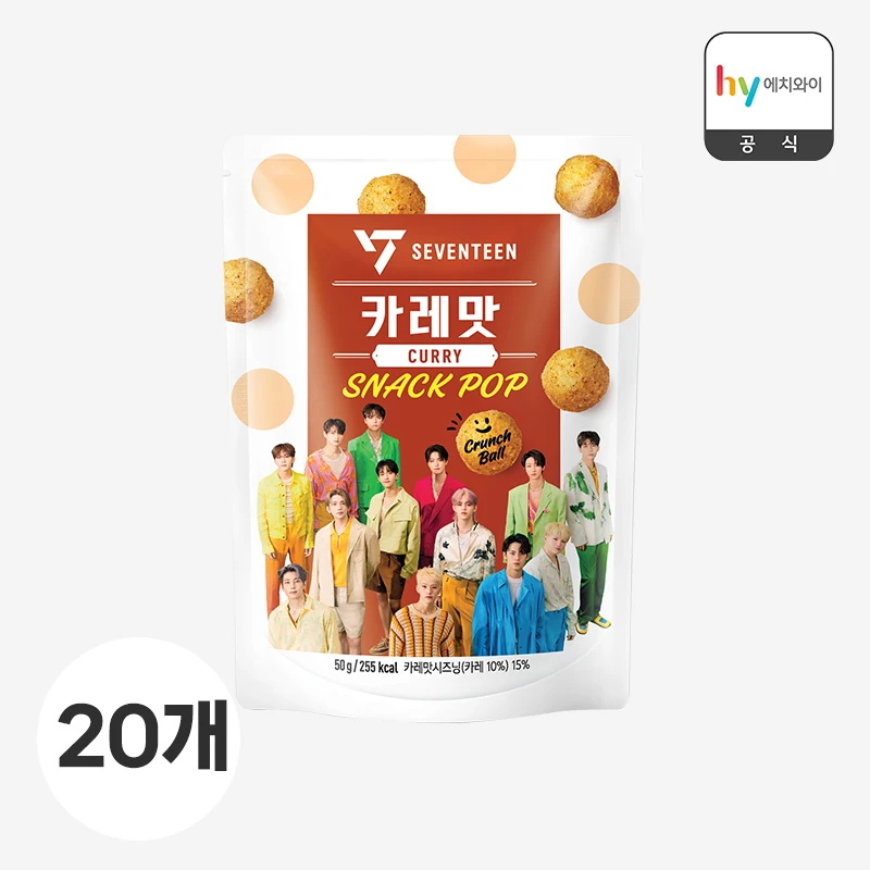 한국야쿠르트 스낵팝 카레맛20개입