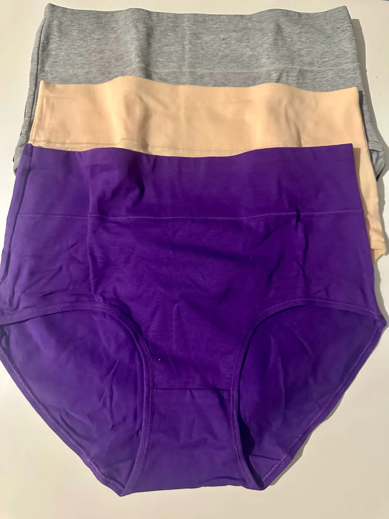 4Pcs/Lot High Waist Underwear Cotton Panties Women Body Slim Abdominal Underwear Plus Size Girls Briefs Female Lingerie Shaper photo review