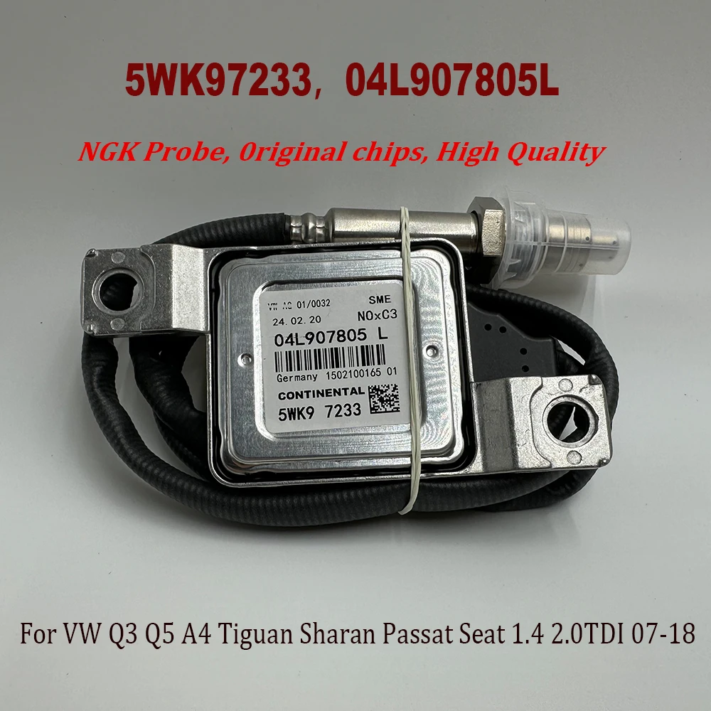 

04L907805L 5WK97233 12V NOX Sensor High Quality Chip For NGK Probe For VW Q3 Q5 A4 Tiguan Sharan Passat Seat 1.4 2.0TDI 07-18