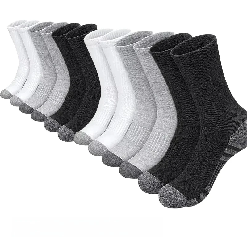 6/12 paires de chaussettes de gymnastique en plein air pour hommes, de haute qualité, confortables, douces, pour le Football, grande taille, nouveau Style