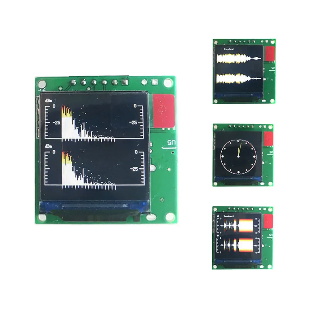 1.3 "Mini LCD wyświetlacz widma muzycznego analizator MP3 wzmacniacz mocy wskaźnik poziomu dźwięku rytm zrównoważony moduł miernika VU — zdjęcie 2