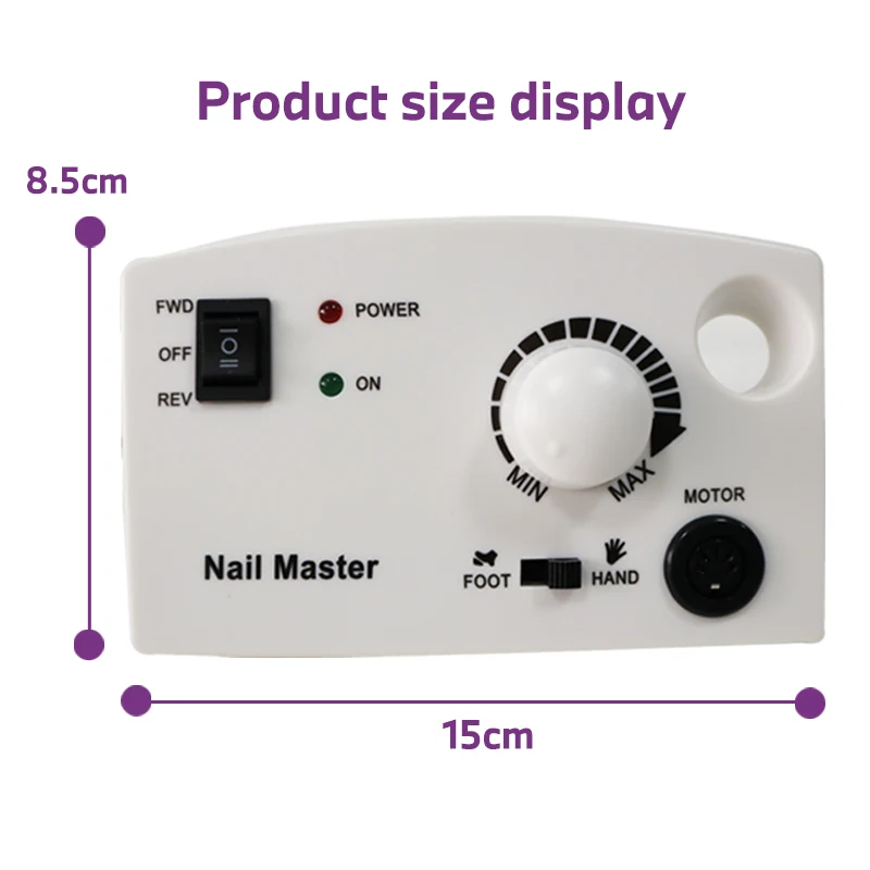 20W 35000Rpm Elektrische Nagelboormachine Elektrische Manicure Machine Boort Accessoire Pedicure Kit Keramische Nagelboorgereedschap