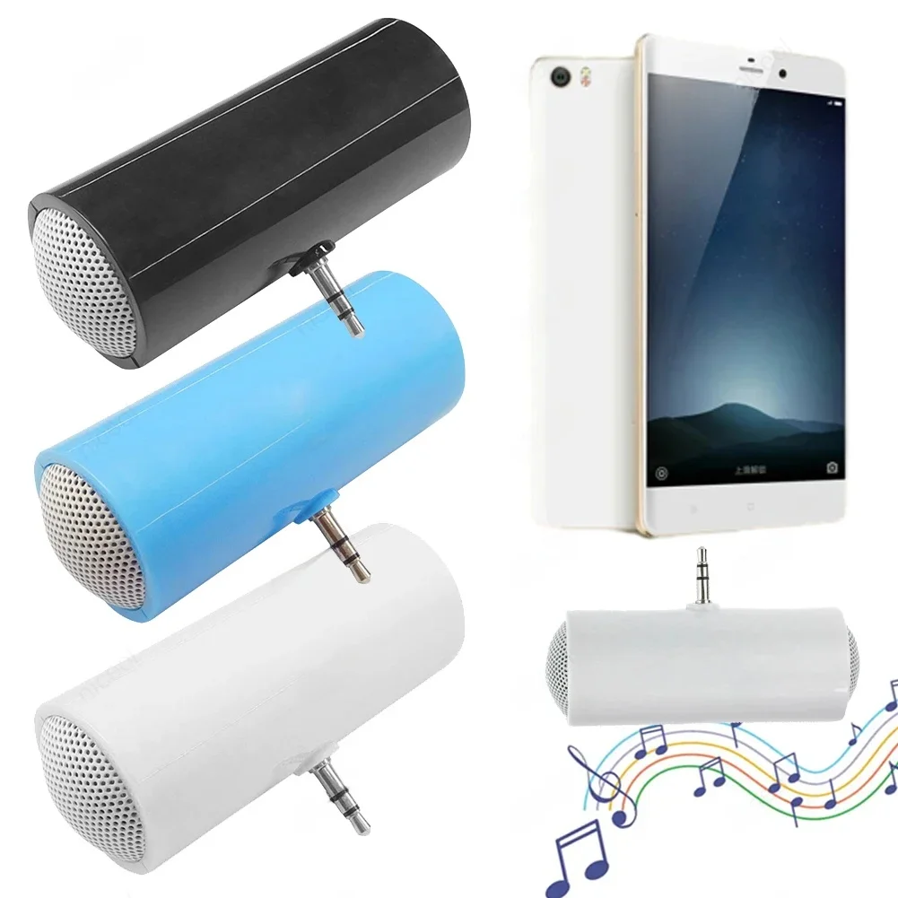 Mini haut-parleur portable pour smartphone, 3.5mm, interface audio AUX, Plug and Play, haut-parleur pour téléphone portable, tablette, musique
