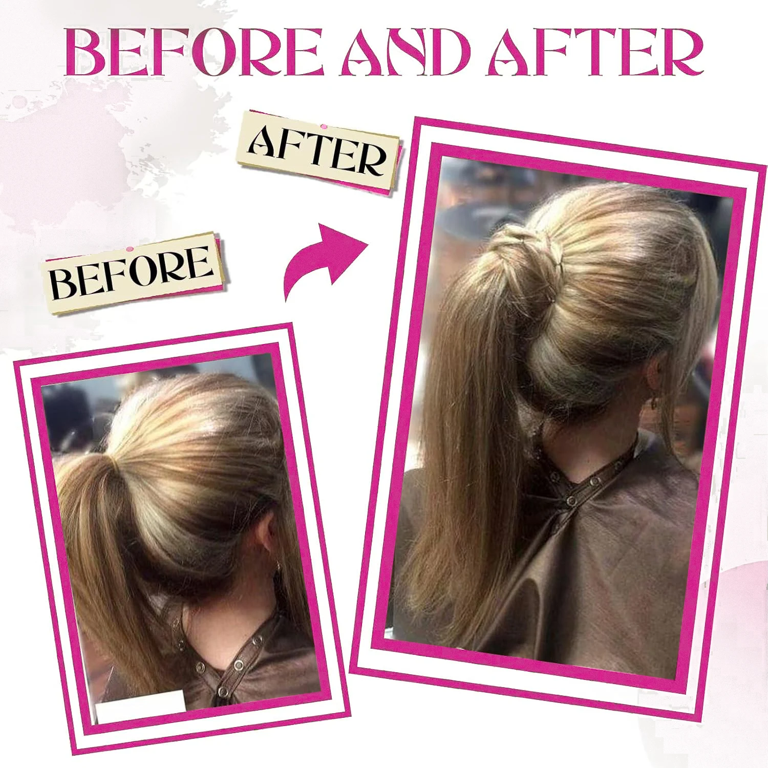 وصلات شعر بشري بمشبك على شكل ذيل حصان # 4/27 تسليط الضوء على اللون التفاف حول ذيل حصان مستقيم 100 جرام/قطعة ذيل حصان الشعر البشري البرازيلي #6