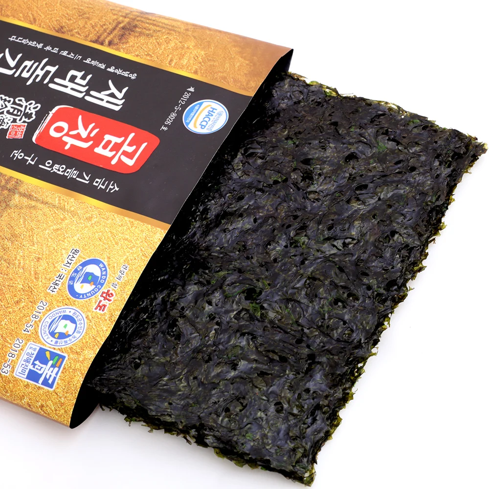 Jangbogo, Grilled gopchang seaweed gobchang gim gobchang laver without seasoning. 5 sheets x 10 bags of gopchang seaweed