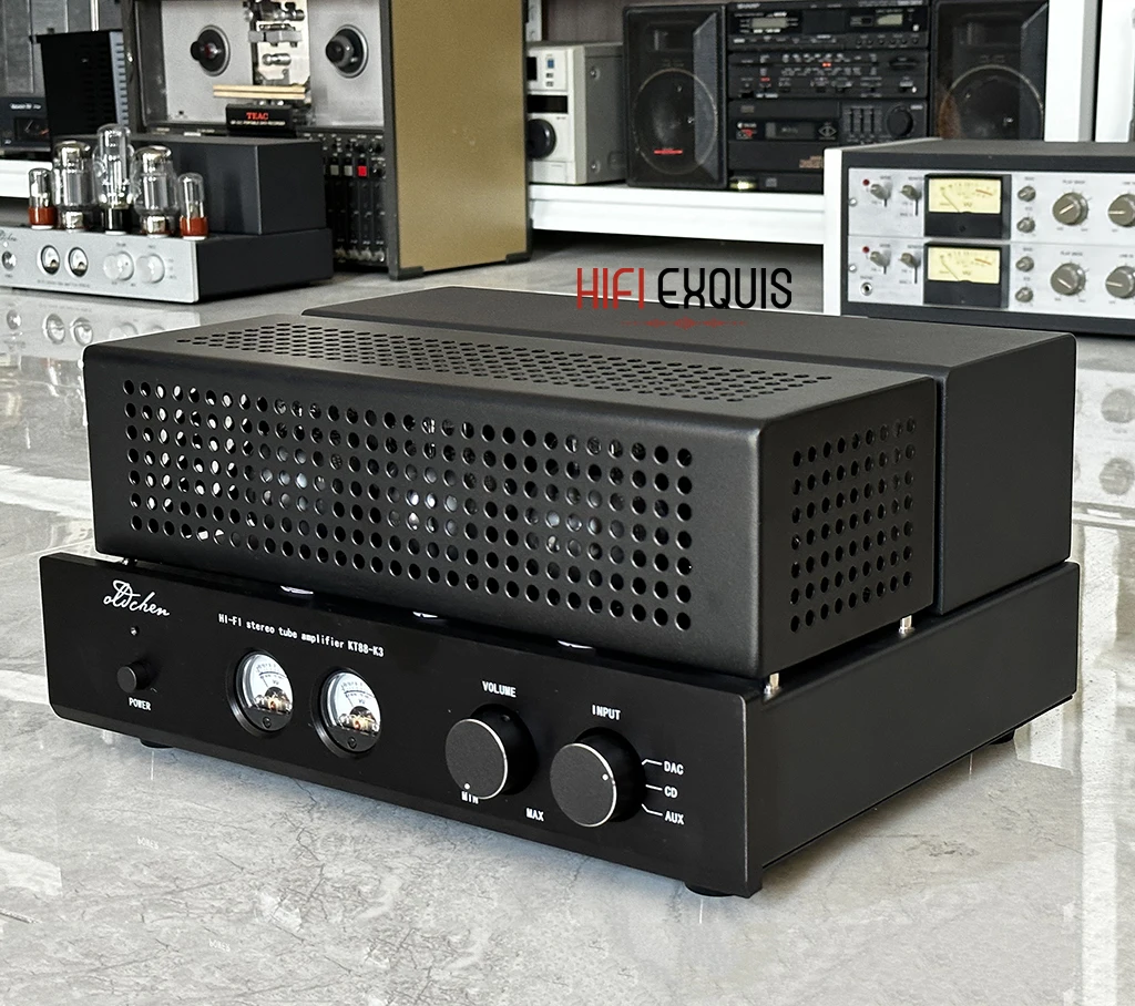 Двухтактный ламповый усилитель LaoChen K3 KT88 HIFI EXQUIS AIQIN 45 Вт x 2 класса A ручной работы