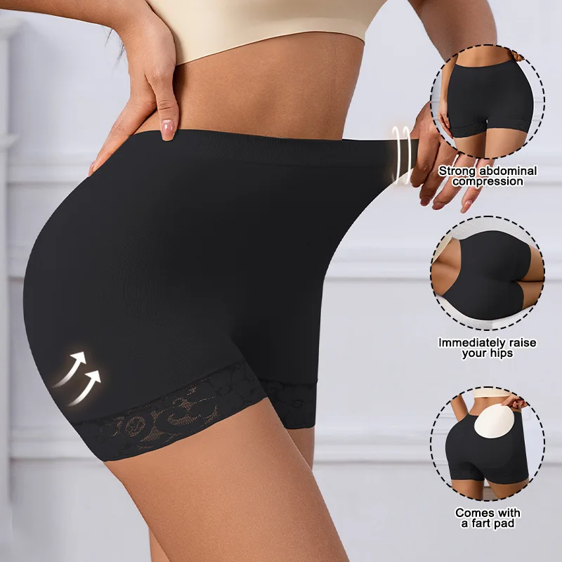 Women Butt Lifter Panty Fake Buttock Body Shaper Padded Underwear Lady Lift Bum High Waist Tummy Control Hip Panties