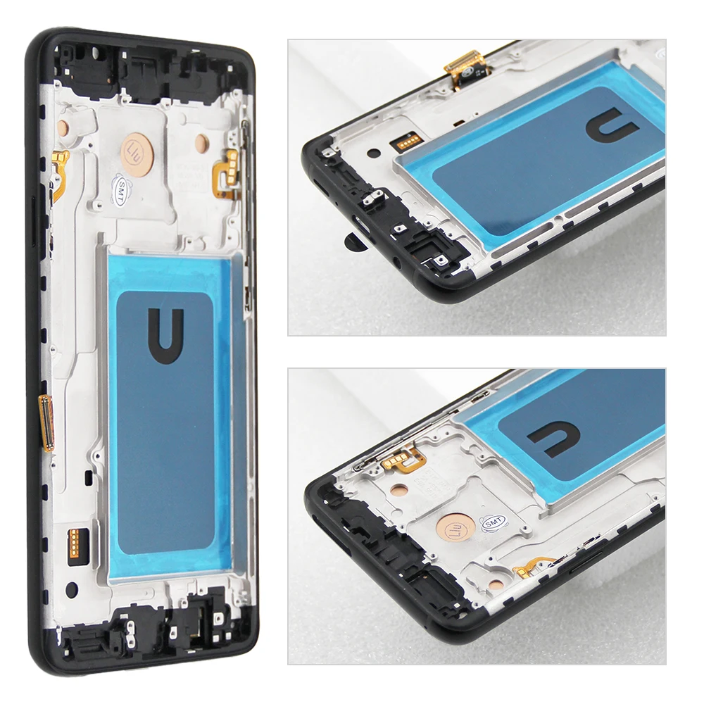 S9 Plus Display Screen Assembly for Samsung Galaxy S9+ G965F G965F/DS Lcd Display Digital Touch Screen with Frame Replacement