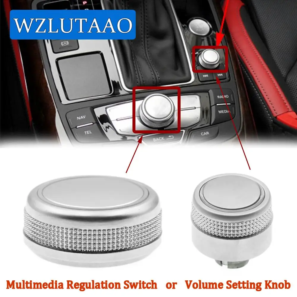 MMI Multimedia Regulation Switch 4G0919069 4G0 919 069 Volume Setting Knob 4G0919070 4G0 919 070 For Audi A6 A7 S6 S7 2011-2018