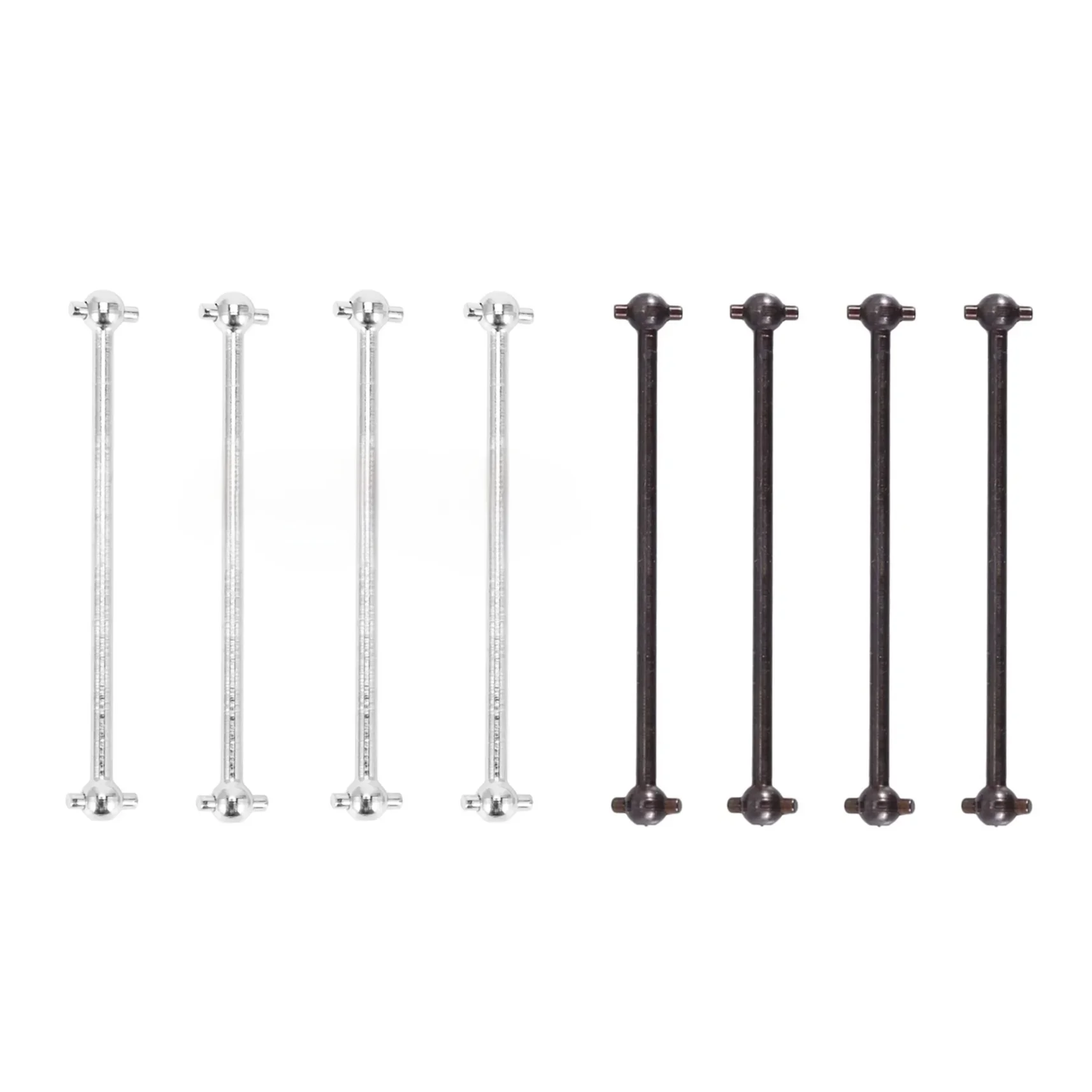 Wltoys 144001 144002 124007 124016 124017 124018 124019 4 szt. Wał napędowy typu dogbone CVD, części zamienne do tuningu samochodów RC — zdjęcie 2
