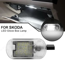 LED Car Glove Box Light For Skoda Fabia Octavia Superb For VW Golf Mk 4 Bora Beetle Caddy Passat B5 Storage Compartment Lamp