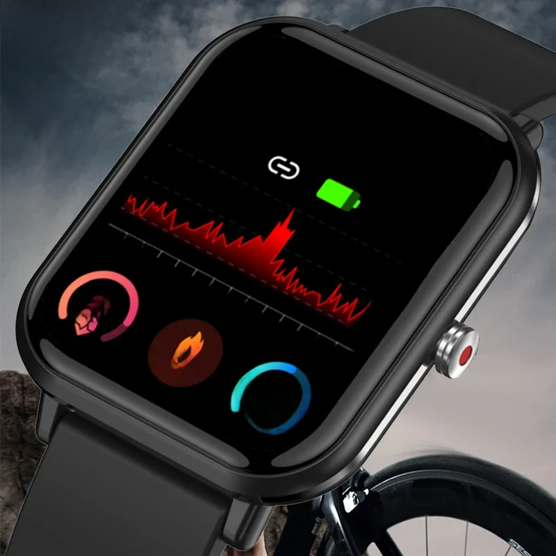 Lige 2024 neue Smartwatch Damen Voll-Touchscreen Sport Fitness Uhr IP67 wasserdicht Bluetooth für