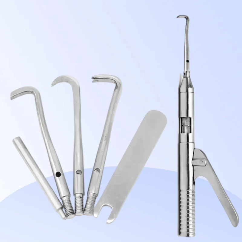 

Dental Automatic Teeth Crown Remover Adjustable Stainless Steel Tool Kit Lab Teeth Restoration Tool