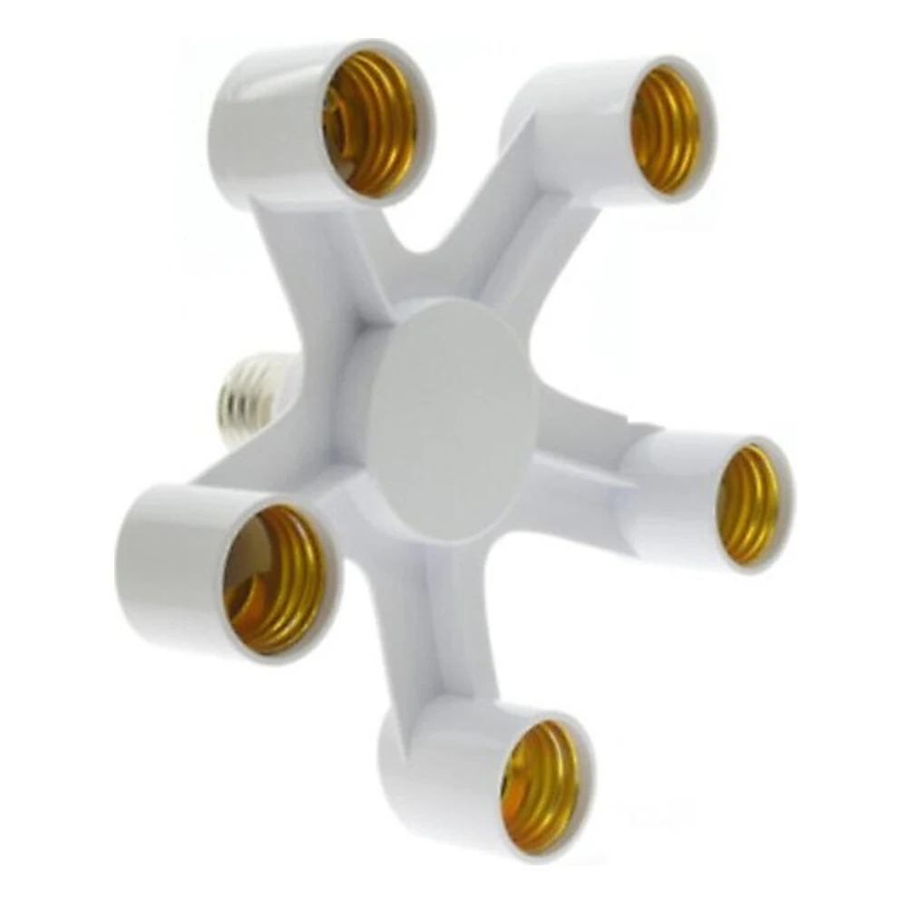 

E 27 5'li lamp holder-Multiplexer-lamp holder coupler-5 in 1 e 27 lamp holder, 5 e adapter