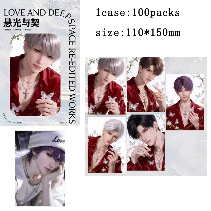 

Love and Deepspace Classic Collection Gold Crystal Card 110x150mm By XIngquan Male God Series Hot Selling Deluxe Collectors Gift