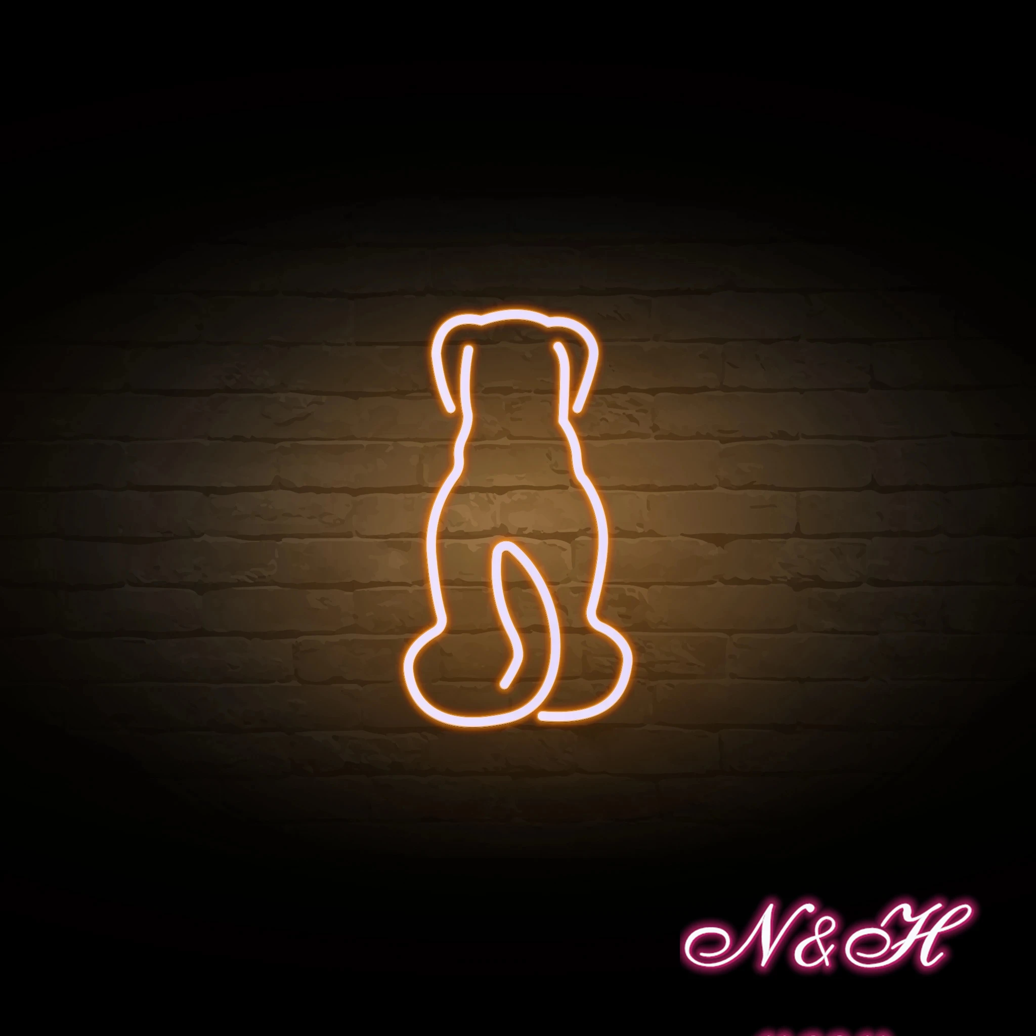 

Doggy Tail Neon Sign Collection - The Best Way to Add a Festive Touch to Your Baby's Room Decor! Get Your Hands on Our Must-Have