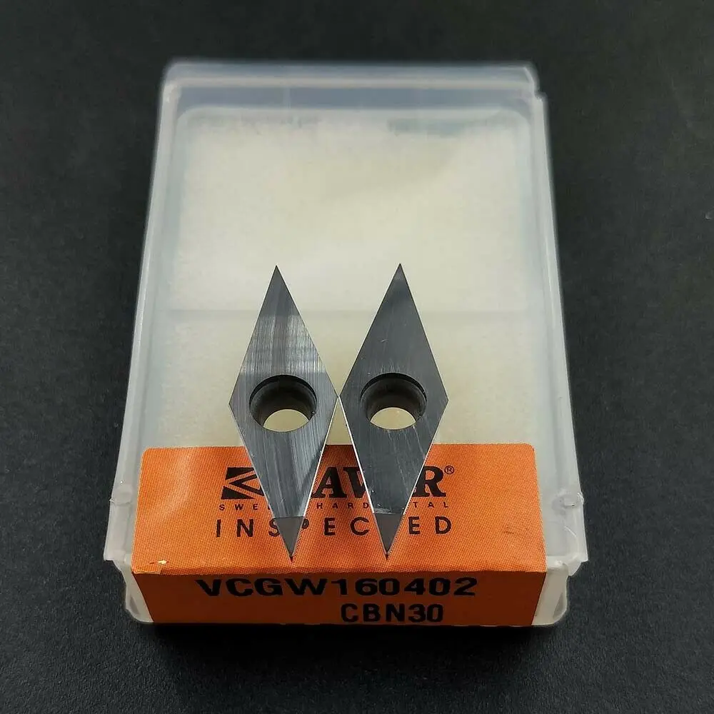

VCGW160402 VCGW160404 VCGW160408 VCGW160412 PCD30 Алмазная вставка CNC наружные Токарные Вставки для меди алюминия