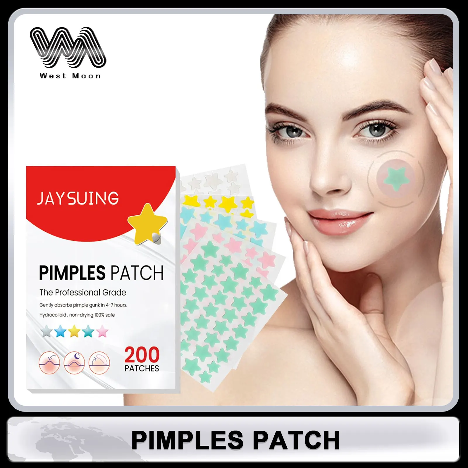 Pimple Patches Deep Clean Gentle Non-irritating Facial Treatment Acne Removal Waterproof Beauty Skincare Concealer Pimple Marks