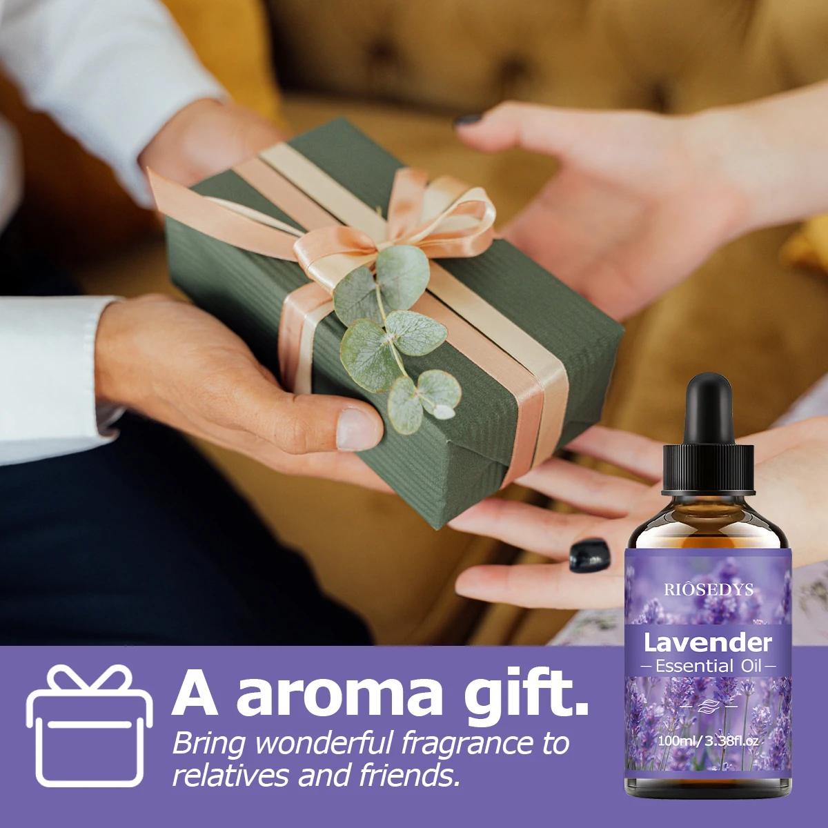 Lavendel-Ätherisches Öl, frisches Blumenduftöl für Diffusoren, DIY-Duftbasteleien und Aromatherapie, sanftes und entspannendes Aroma – Detail 8