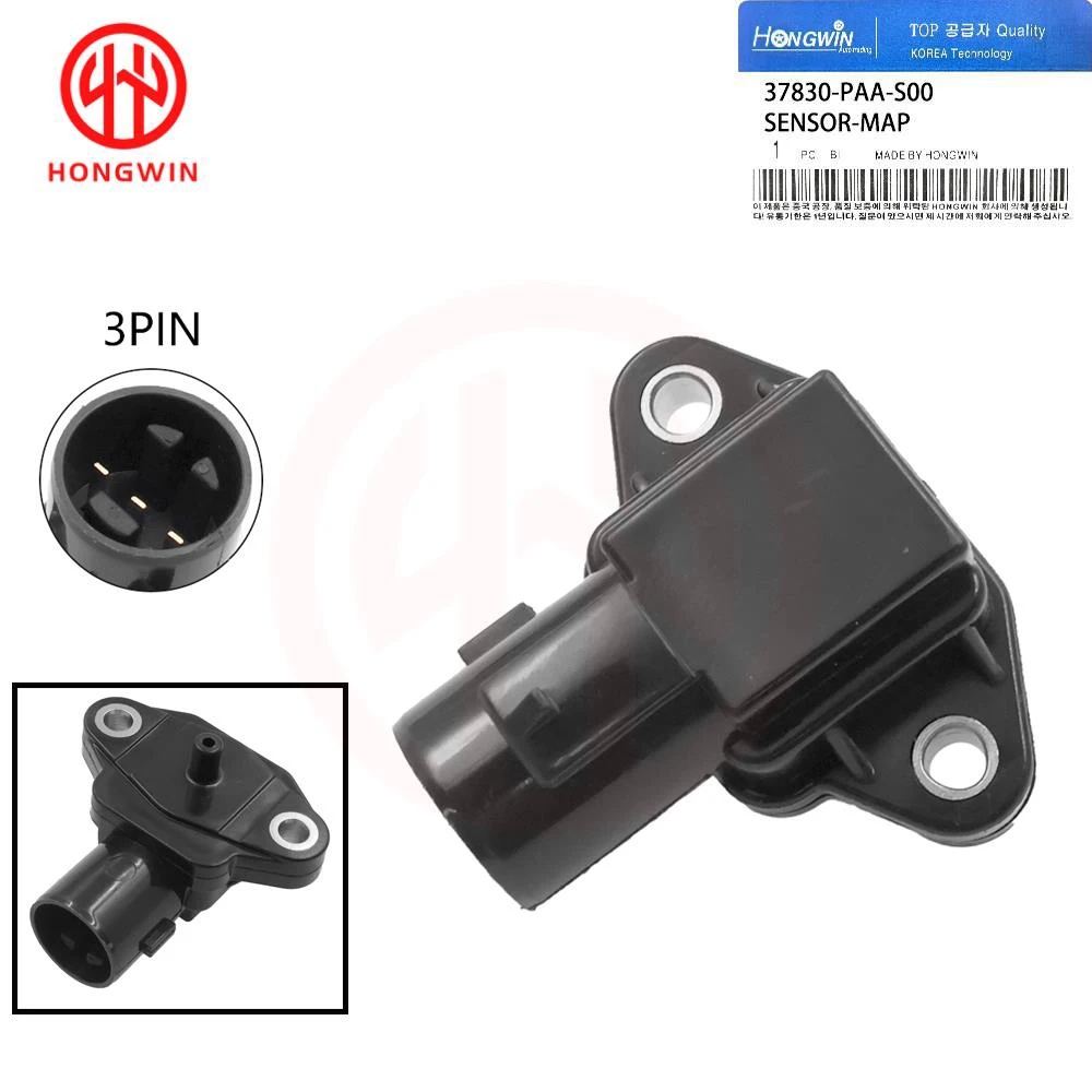 MAP Intake Air Manifold Pressure Sensor For Honda Accord Civic Odyssey Prelude Isuzu Oasis Acura CL  37830-PAA-S00 37830-P05-A01