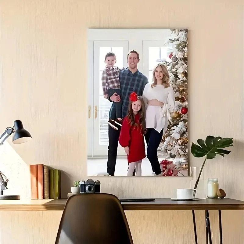 Personalized Wooden Framed Canvas Art| Upload Your Favorite Photo|Unique Home Decor for Living Room Bedroom Study| Wall Hanging