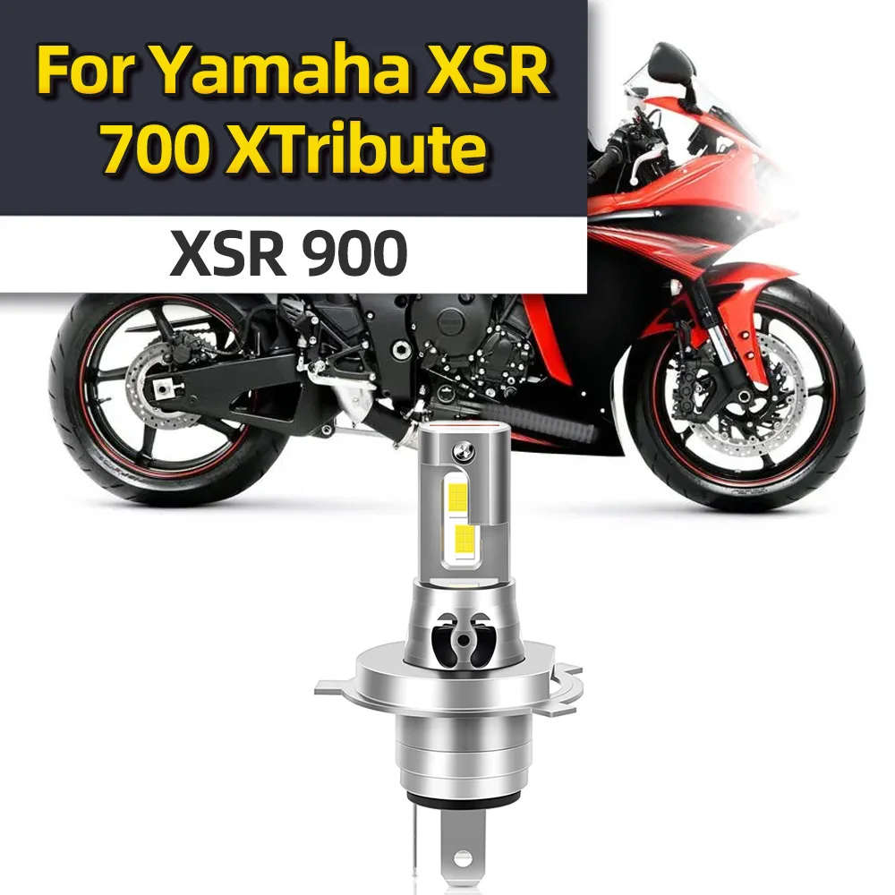 Motorcycle H4 H1S 9003 LED Headlight Hi/Lo Moto Headlamp CSP Bulbs 15000LM 6000K 12V CANbus For Yamaha XSR 700 XTribute XSR 900