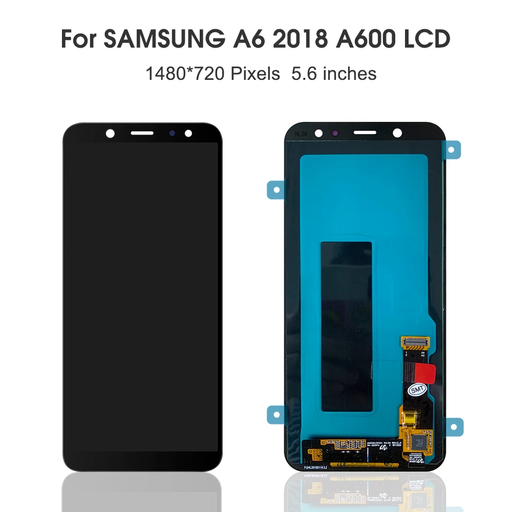 A6 2018 For Samsung 5.6\'\'For A600 A600F A600A A600N A600U LCD Display Touch Screen Digitizer Assembly Replacement