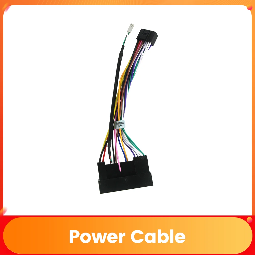 Adaptador de Cable de arnés de Cable de alimentación de Radio de coche de 16 pines para Hyundai Elantra Accent Azera i10 i20 i30 ix55 Tucson KIA Carens Picanto Rio