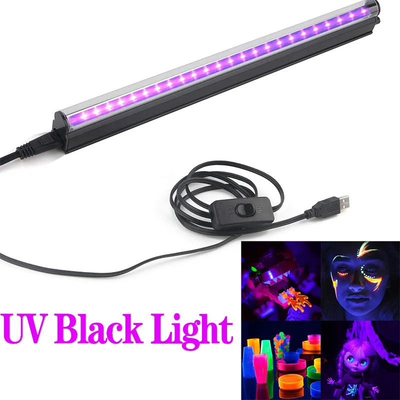 

Черная дневная УФ-лампа для комнаты, шкафа, украшения для праздника на Хэллоуин, краска для тела, Постер, флуоресцентный гобелен, светящаяся лампа, УФ-лампа