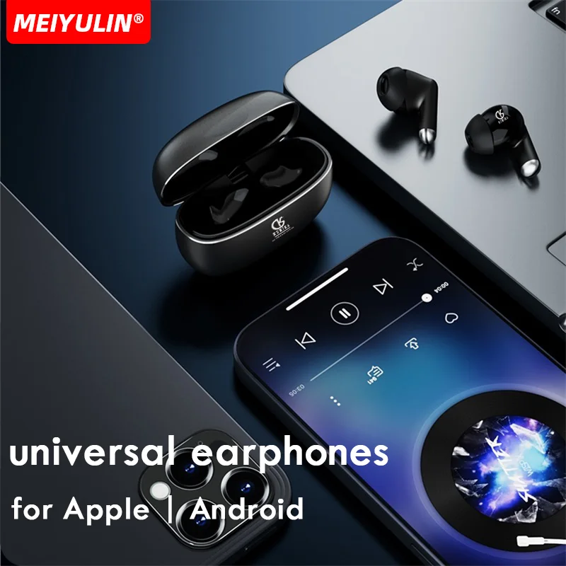 Bluetooth Earphones With Mic Real-Time AI Translation Earbuds Touch Control Wireless Headphones For Travel Samsung Apple Xiaomi