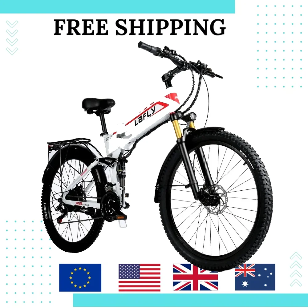 

Folding Bicycle 2000W- 27 Electric 17AH 48V Powerful Bicycle Steel Frame Adult Fatbike