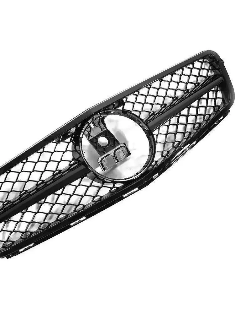 Frontstoßstangengrill, Kühlergrill für die Motorhaube, kompatibel mit C-Klasse W204 C204 2007-2014, ersetzt den mittleren Grill der Frontstoßstange